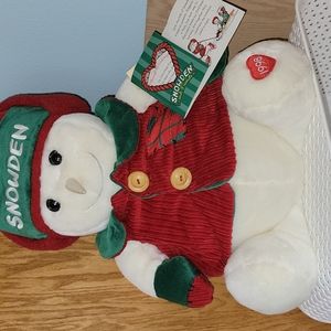 Snowden plush bear